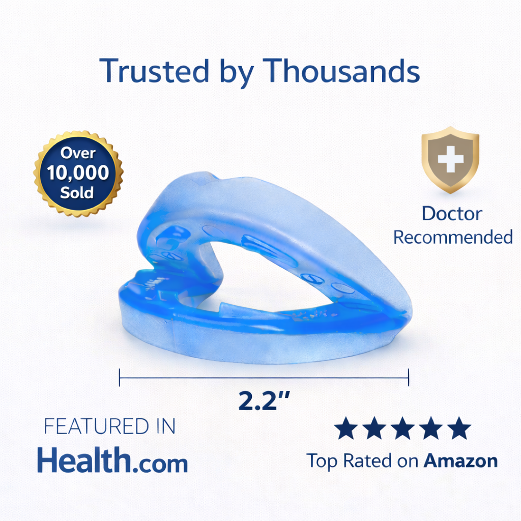 Experience quieter nights with the Silencare Sleep Support Mouthpiece