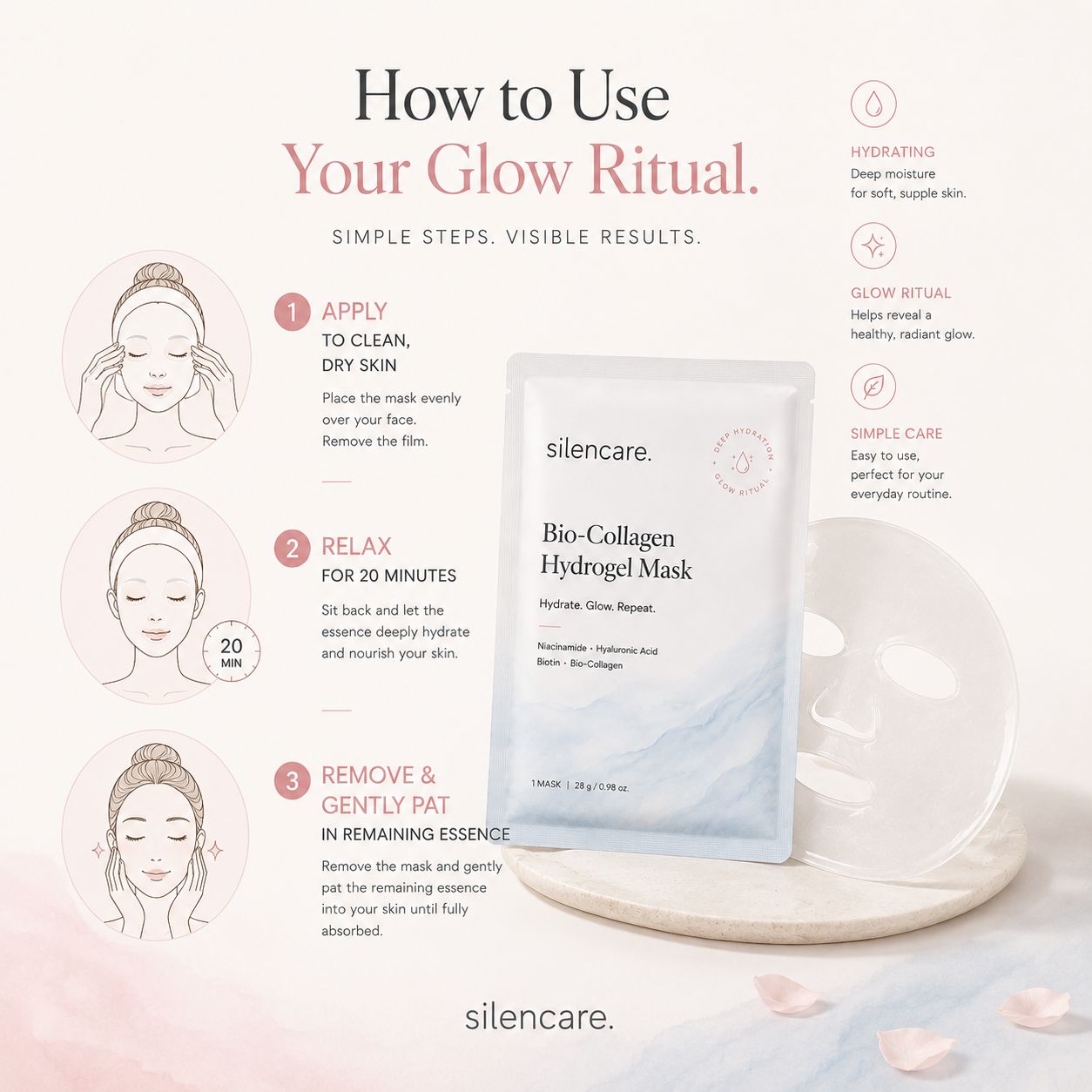 Silencare Bio-Collagen Glow Mask